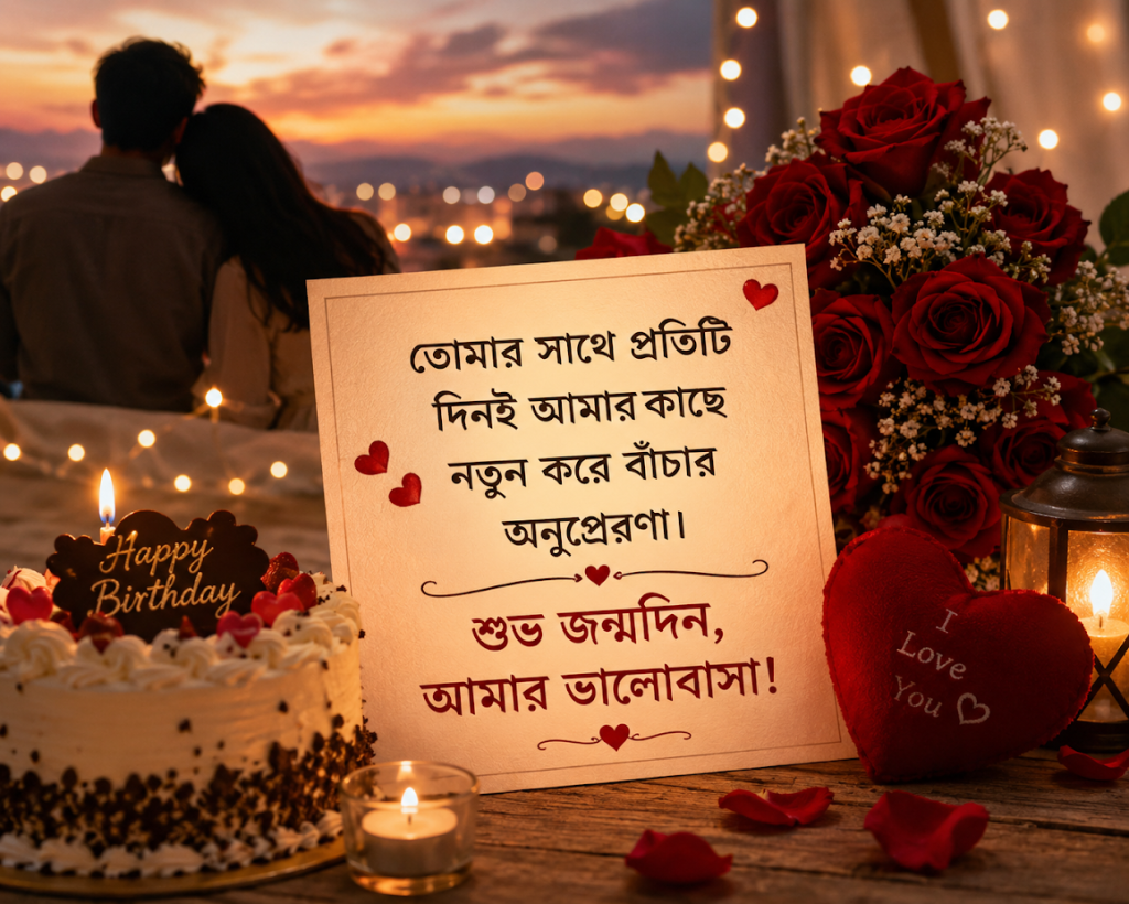 ভালোবাসার প্রিয় মানুষের জন্মদিনের শুভেচ্ছা