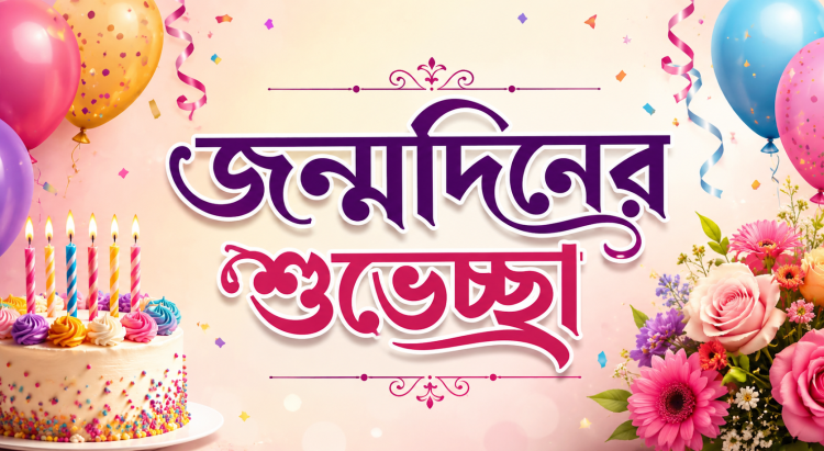 প্রিয় মানুষের জন্য জন্মদিনের শুভেচ্ছা ও স্ট্যাটাস