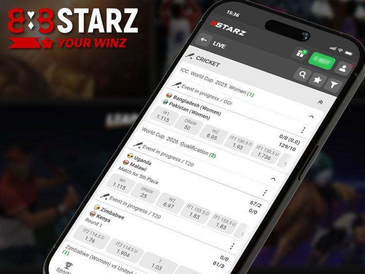 Live Betting on 888Starz App
